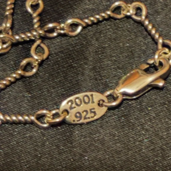 925 Silver Cross Pendant Necklace